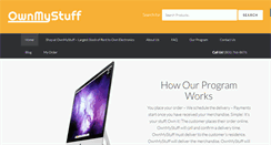Desktop Screenshot of ownmystuff.com